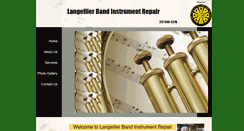 Desktop Screenshot of langellierbandrepair.com