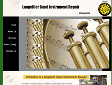 Tablet Screenshot of langellierbandrepair.com